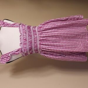 French Connection Adalhia Smocked Gingham Mini Dress